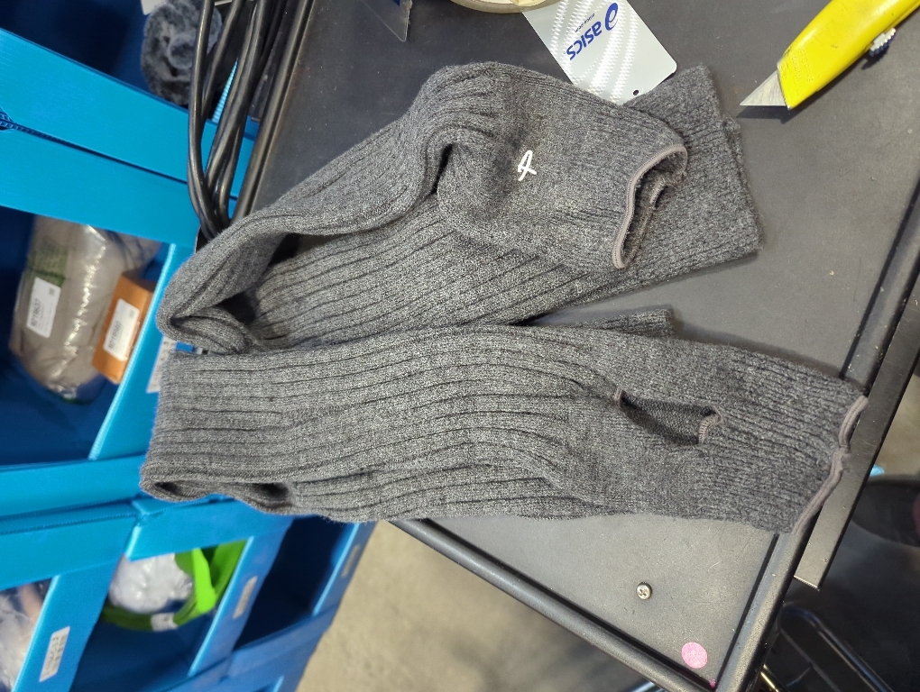 Wool Blend Arm Warmers for Women Knitted Warm Long Fingerless Gloves Winter Soft Stretchy Mittens with Thumb Hole