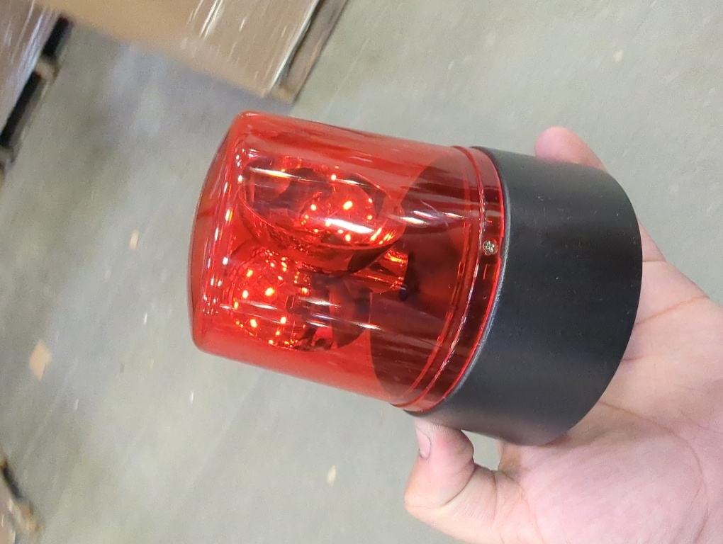 3inch Rotating Red Flashing Beacon Party Lamp DJ Strobe Light Disco Ball Light, 360 Degree Flashing Flare Safety Warning Lights Emergency LED Car Siren Strobe Lights