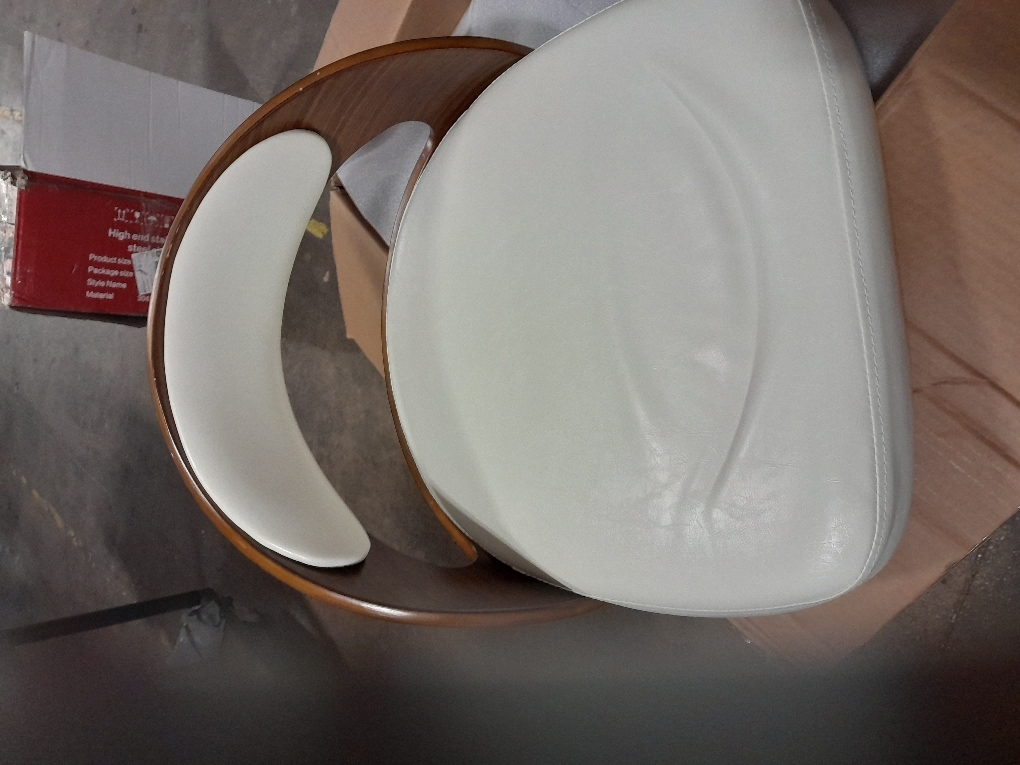 26 Swivel Upholstered Counter Height Bar Stools Set of 2 with Back, Cream