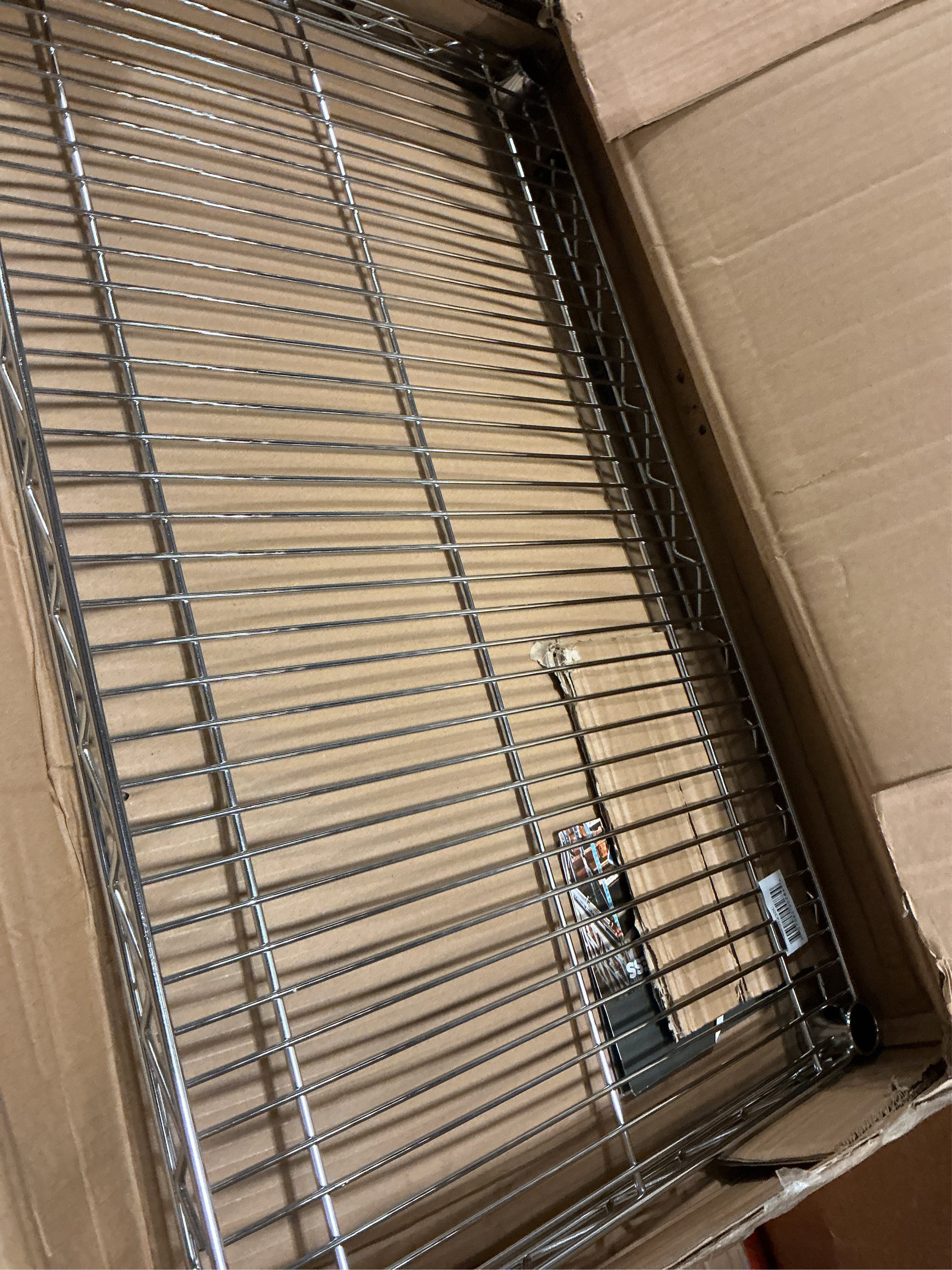 Nexel Additional Wire Shelf for Wire Shelving Units, 600-800 lb Capacity, 18W x 30L, Chrome Finish