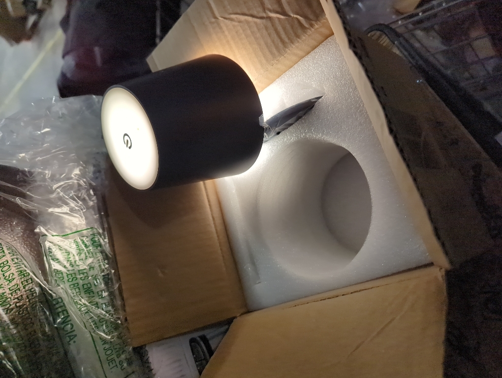 JACKYLED Cordless Table Lamps Rechargeable, 3 Adjustable Height, 5000mAh Battery Operated, 3 Colors Smooth Dimming, Portable LED Waterproof Table Lamp for Dining, Bedroom, Outdoor- Black