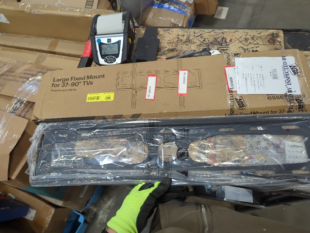 EconoMe TV Wall Mount for Most 37-90 Inch Flat Screen/LED/4K TVs, TV Bracket