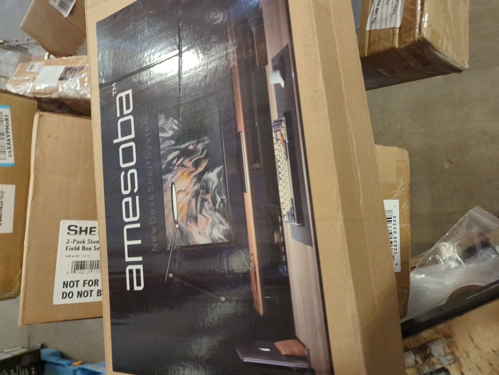 Dual Monitor Stand Riser, 39 Inch Large Wood Monitor Stands for 2 Monitors, Desk Monitor Riser for Computer/Laptop/Printer/TV, Stand Riser up to 220 lbs