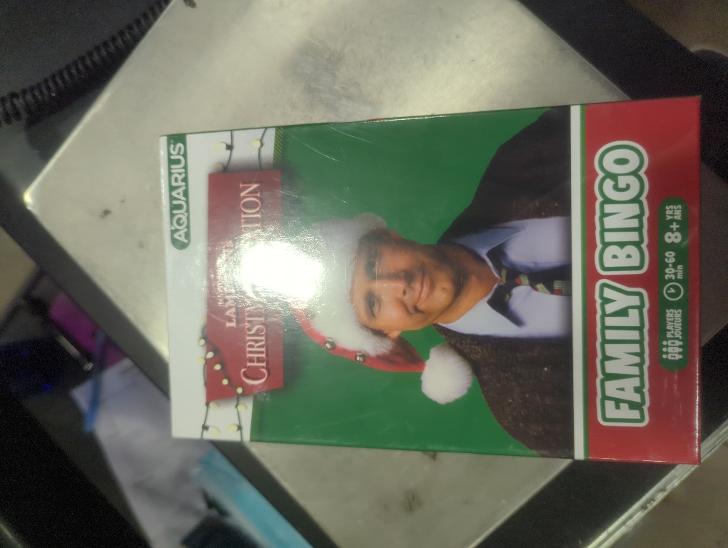 National Lampoons Christmas Vacation Family Bingo