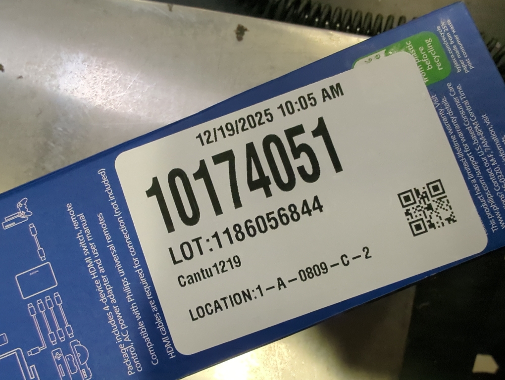 Philips 4 Device HDMI Switch, Wireless Remote, Use with 4K Smart TV Roku Xbox PS3 PS4 Fire Stick DVD Blu Ray Fire TV HDTV Cable Box PC, 4K 1080p 60 FPS, Ultra HD, HDCP 2.0, Black, SWV9484B/27