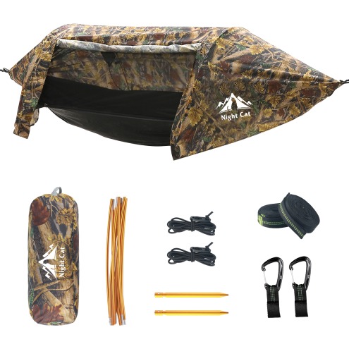 Night Cat Flat Lay Hammock Tent Camo