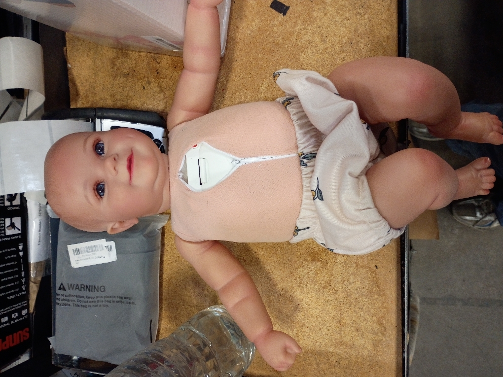 New 22inch Lifelike Reborn Doll Kit Zoe Baby Already Painted Unfinished Doll Parts DIY Toys