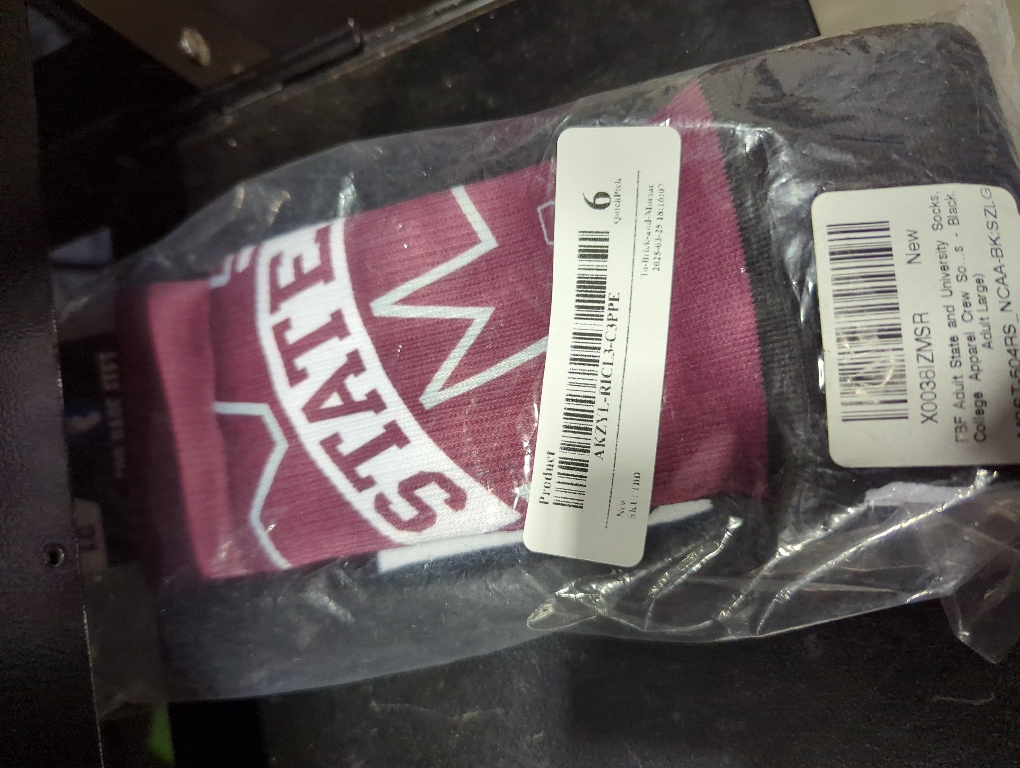 For Bare Feet NCAA Adult State and University Crew Socks - Polyester blend - Unisex - High-performance socks provide