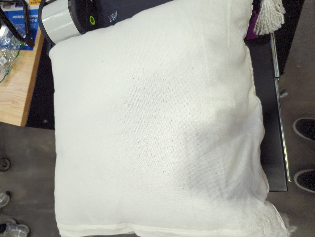 Artistic Accents Decorative Pillow White Beads With Tassel