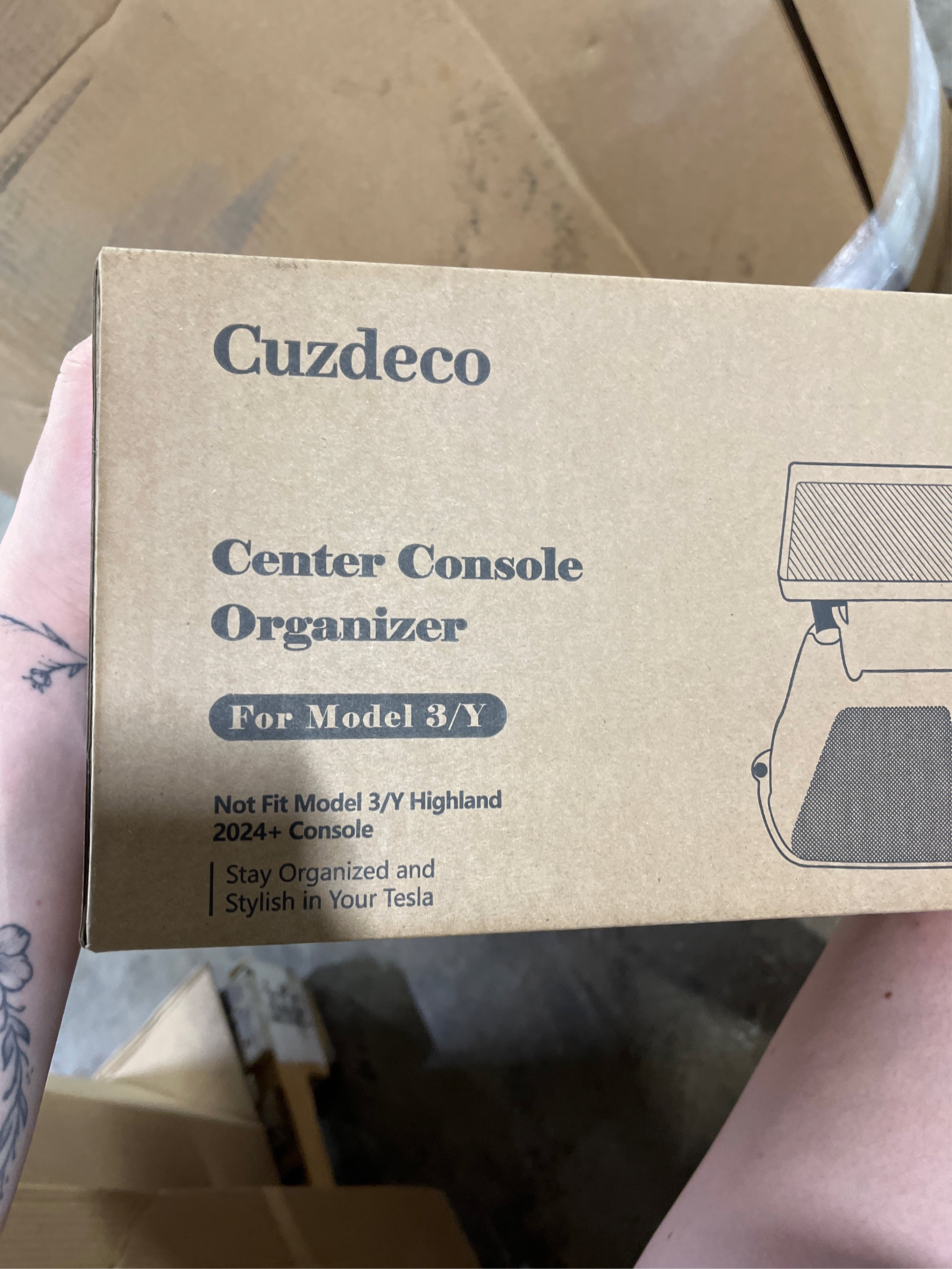 center console organizer