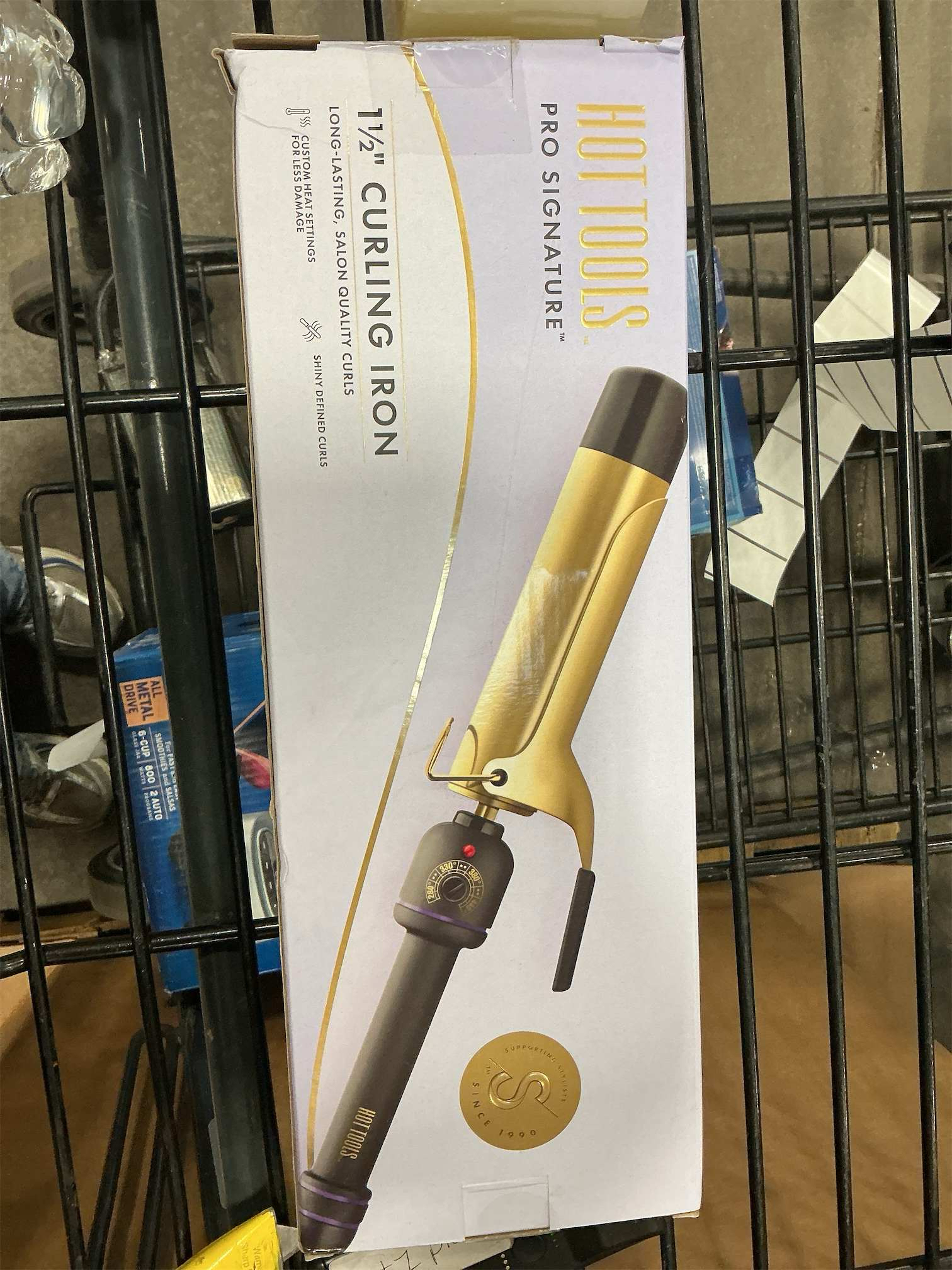 HOT TOOLS (2018 MODEL) Pro Artist 24K Gold Curling Iron | Long Lasting, Defined Curls (1 1/2 in)