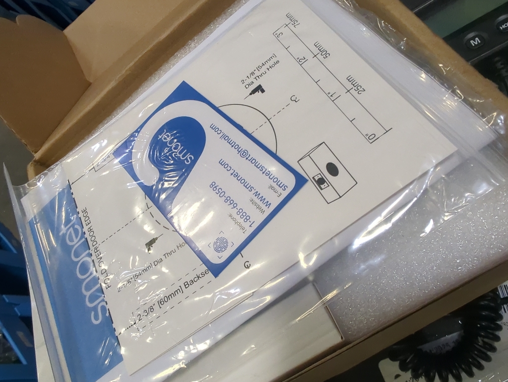 Smart Locks WiFi Deadbolt: SMONET Fingerprint Front Door Lock Keyless Entry with Keypad Electronic Digital Deadbolt Alexa Gateway Remote Control, Bluetooth APP KeyFob Code Auto-Lock for Home, Black