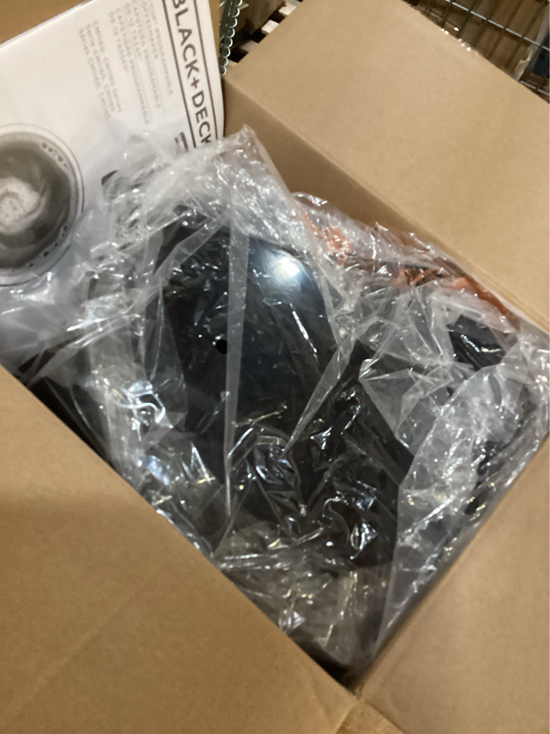 BLACK DECKER 12-Cup Digital Coffee Maker, Programmable, Washable Basket Filter, Sneak-A-Cup, Auto Brew, Water Window, Keep Hot Plate, Black