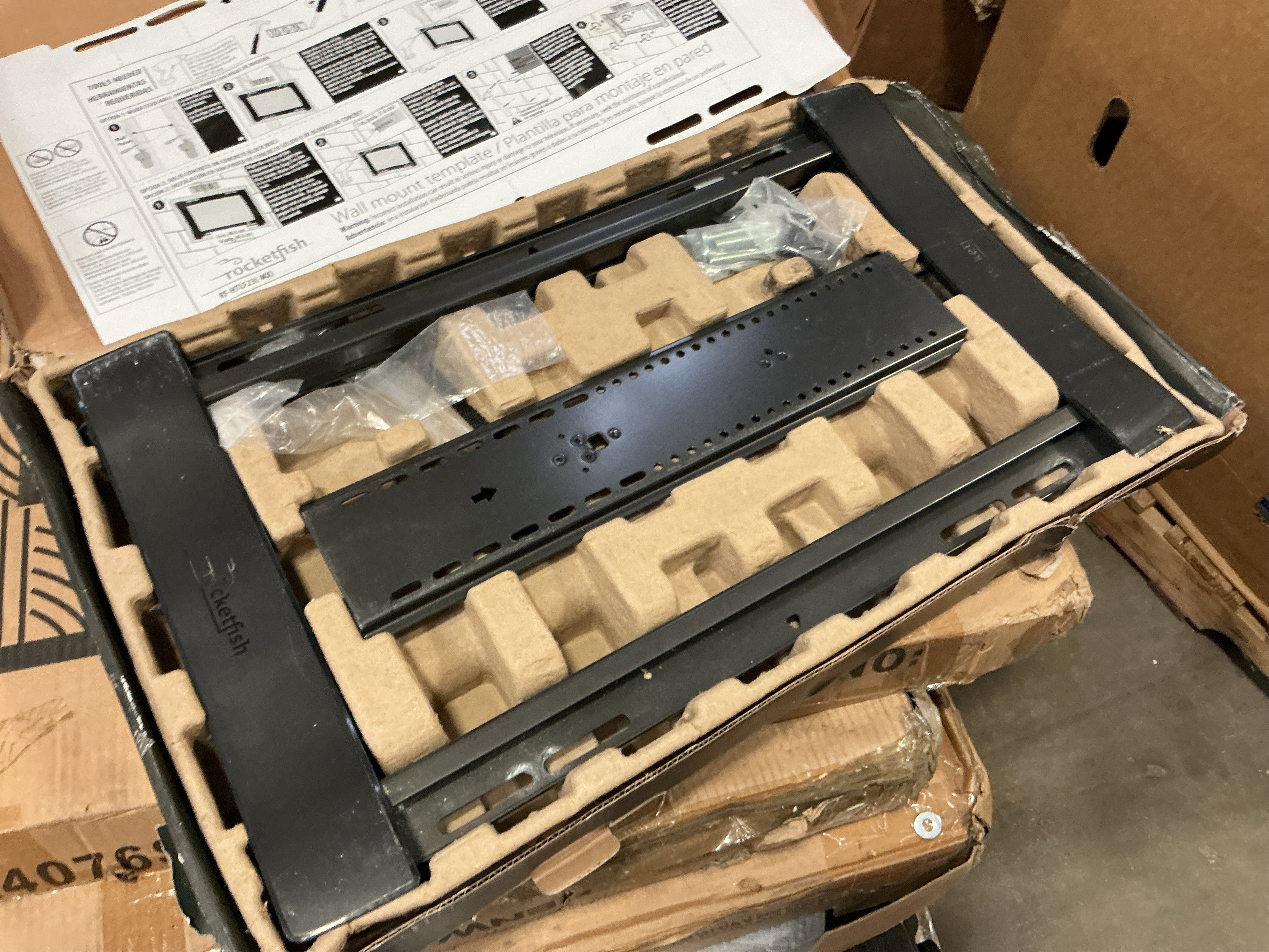 Rocketfish™ - Full-Motion TV Wall Mount for Most 40 - 75 TVs - Black