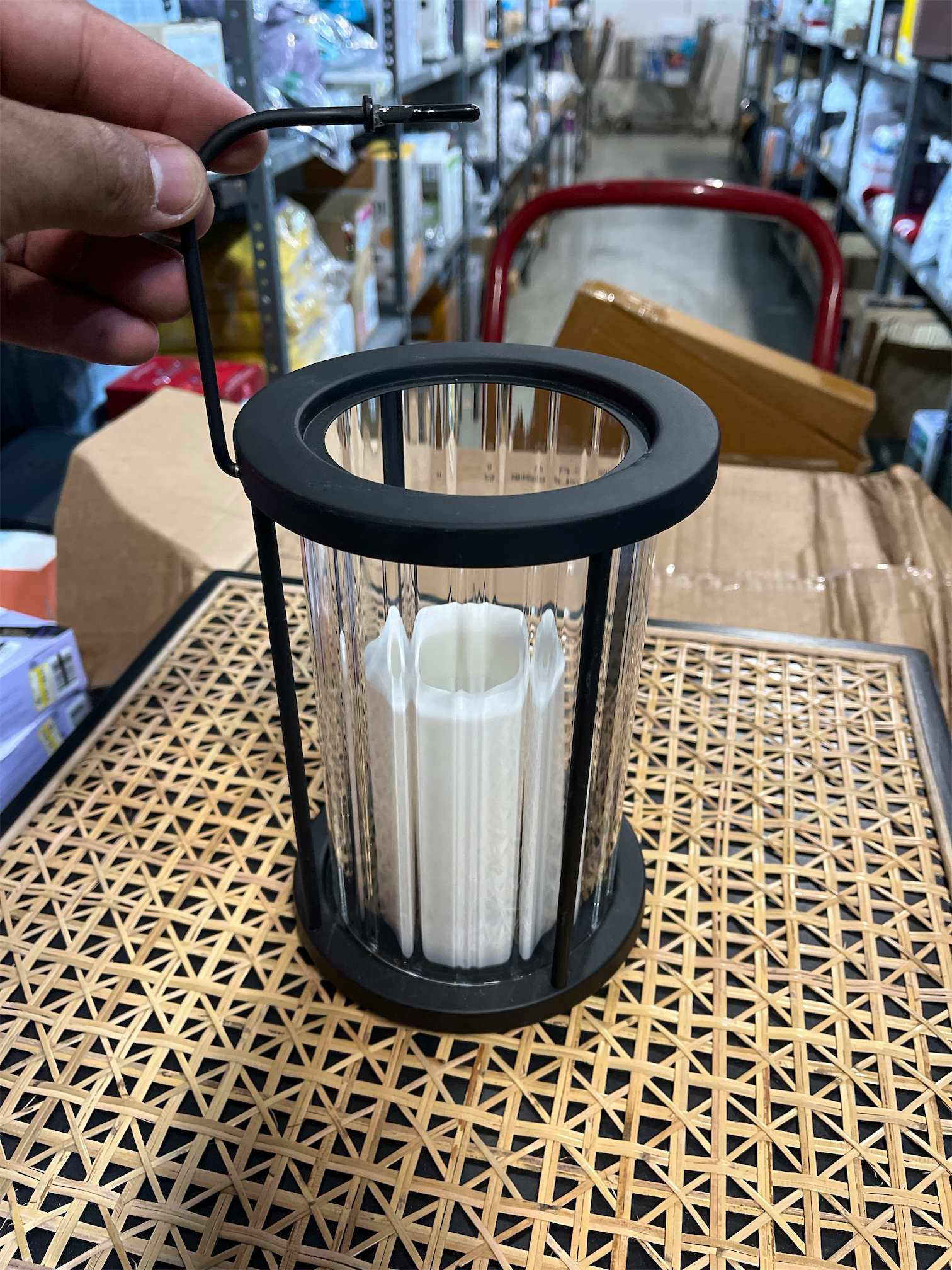 TiStm Wall Lamps Wall Sconce Solar Lantern Light Garden Lights Lamp Courtyard Decorations for Patio Yard,Porch,Lawn,Art Garden Accessories (Color : Normal, Size : M)( Broken parts)