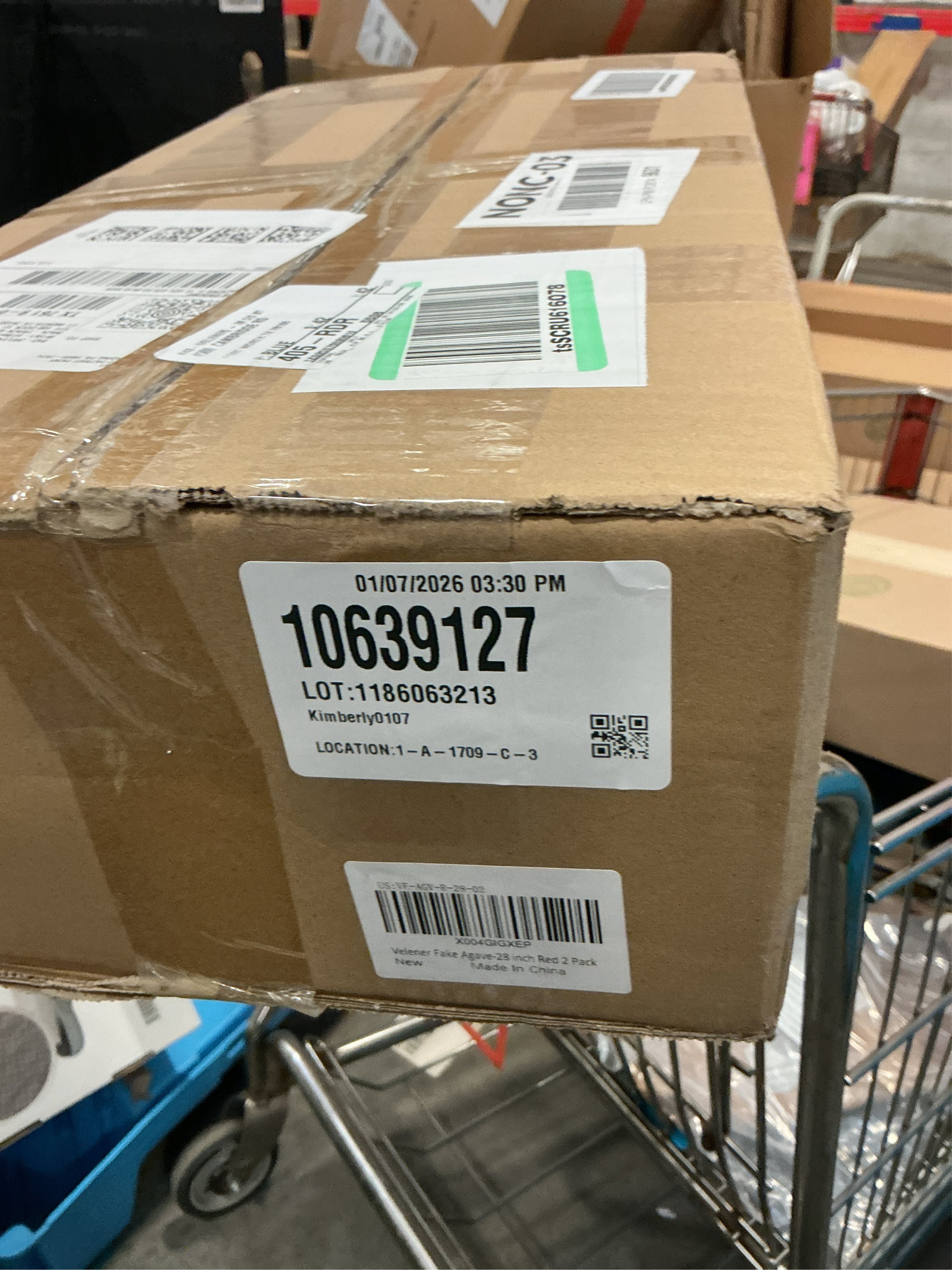 Velener Fall Fake Agave Artificial Plant, Red Fake Succulent Plant for Room Decor, Unpotted Faux Agave Stems Plant for Fall Outdoor/Indoor Decor, 28 inches, Set of 2