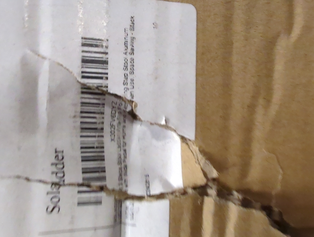 Step Ladder 3 Step Folding, Small Step Stool for Adults, Portable Anti-Slip Iron Stepladder with Wide Pedals for Home and Kitchen Use, Space Saving - Black (300 lbs)