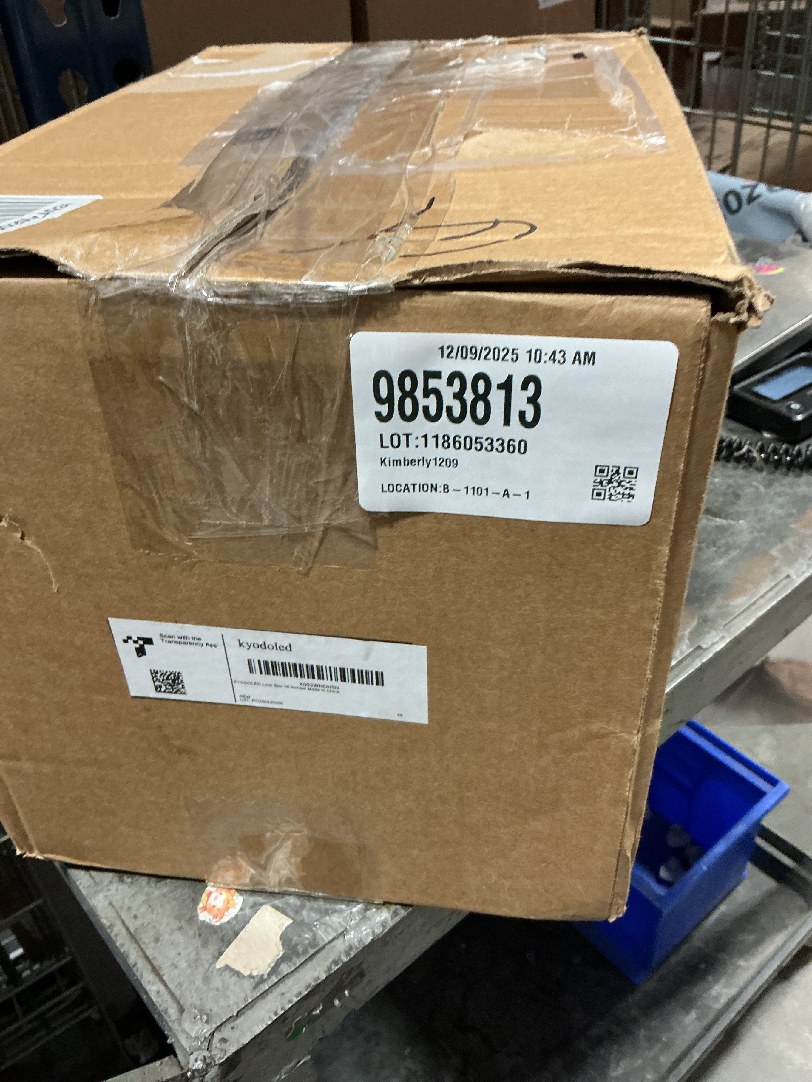 KYODOLED X-Large Medicine Lock Box, Locked Medicine Box with Key, Children Safe Medication Storage, 14.8 x 8.9 x 8.9 Inch, White