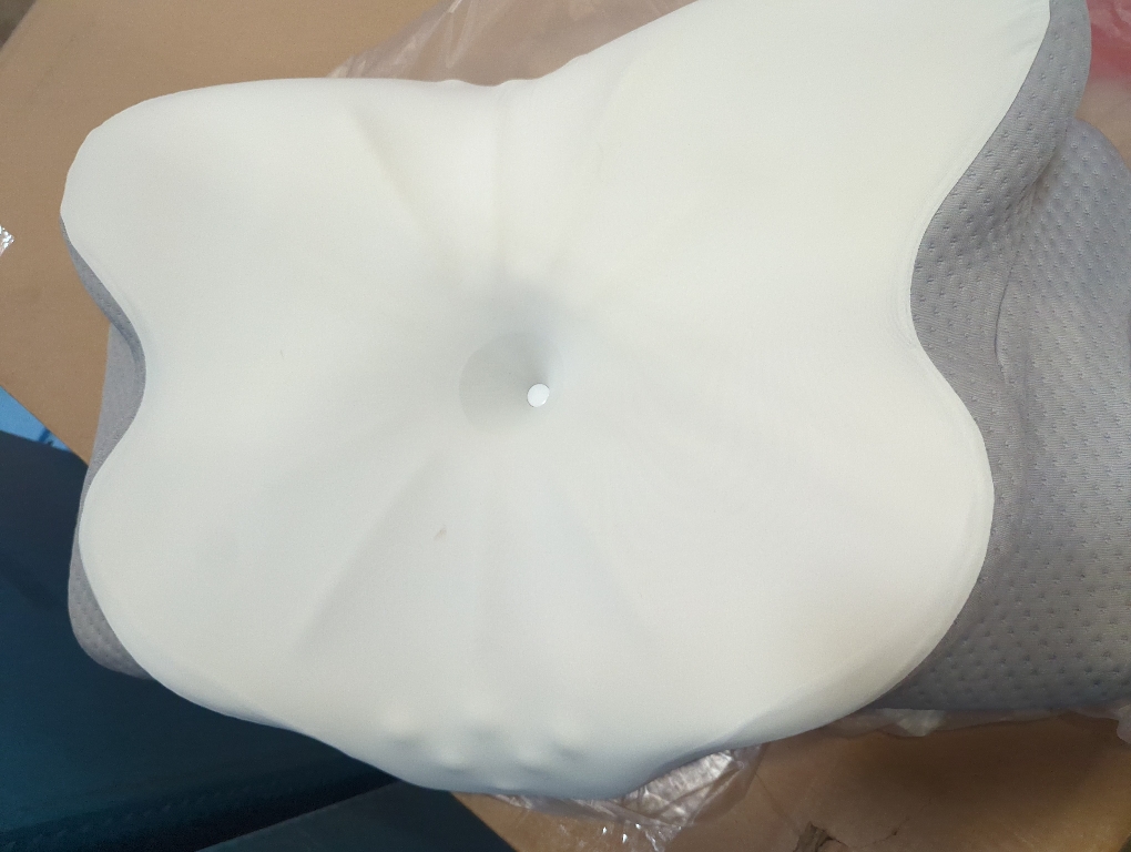 DONAMA Cervical Pillow for Neck and Shoulder,Contour Memory Foam Pillow,Ergonomic Neck Support Pillow for Side Back Stomach Sleepers with Pillowcase