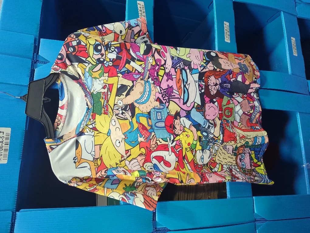 Size XL Azuki 2018 Unisex Fashion 3D Printed T-Shirts Short Sleeve Tops - Men's Size