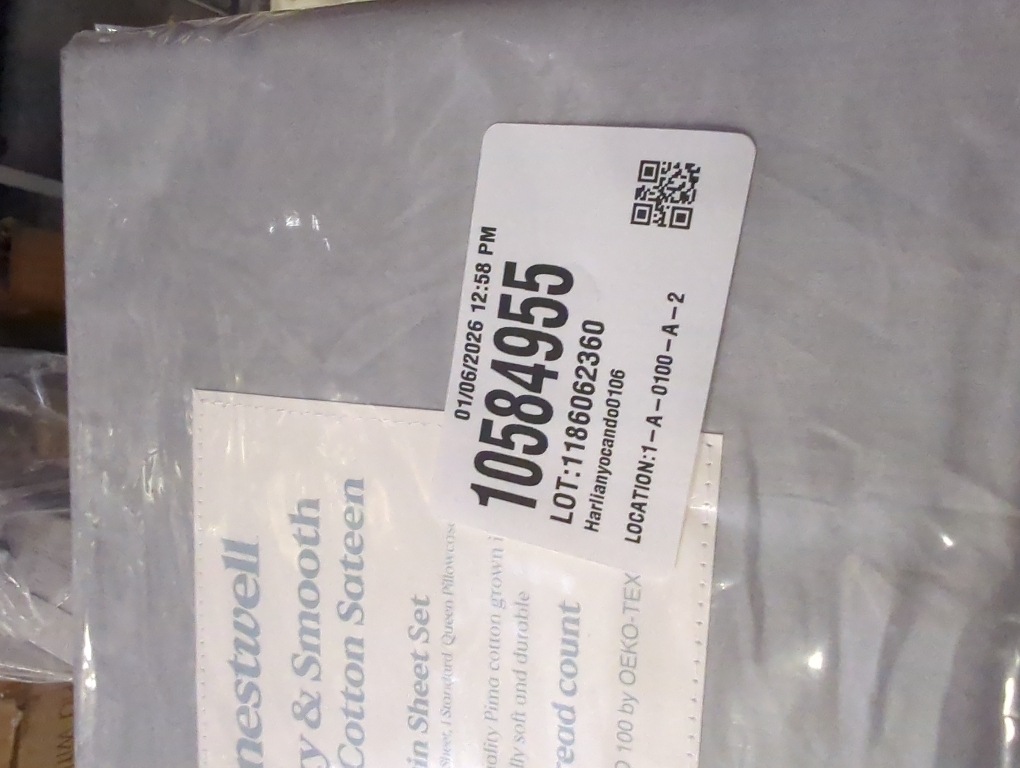 Nestwell Pima Cotton Sateen 500-Thread-Count Twin Sheet Set in Harbor Mist