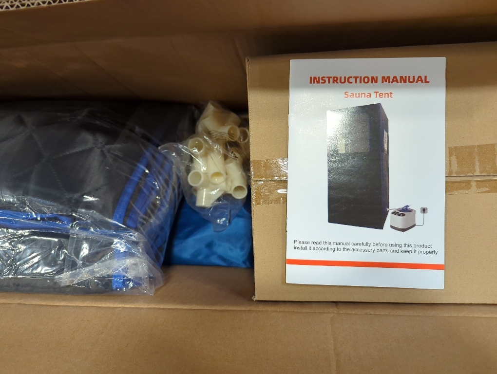 Upgraded Portable Sauna Box of Relaxation, Detoxification, Steam Sauna for Home with Steamer, Pairs Remote Control, Folding Chair, 9 Levels, 2.6’ x 2.6’ x 5.9’