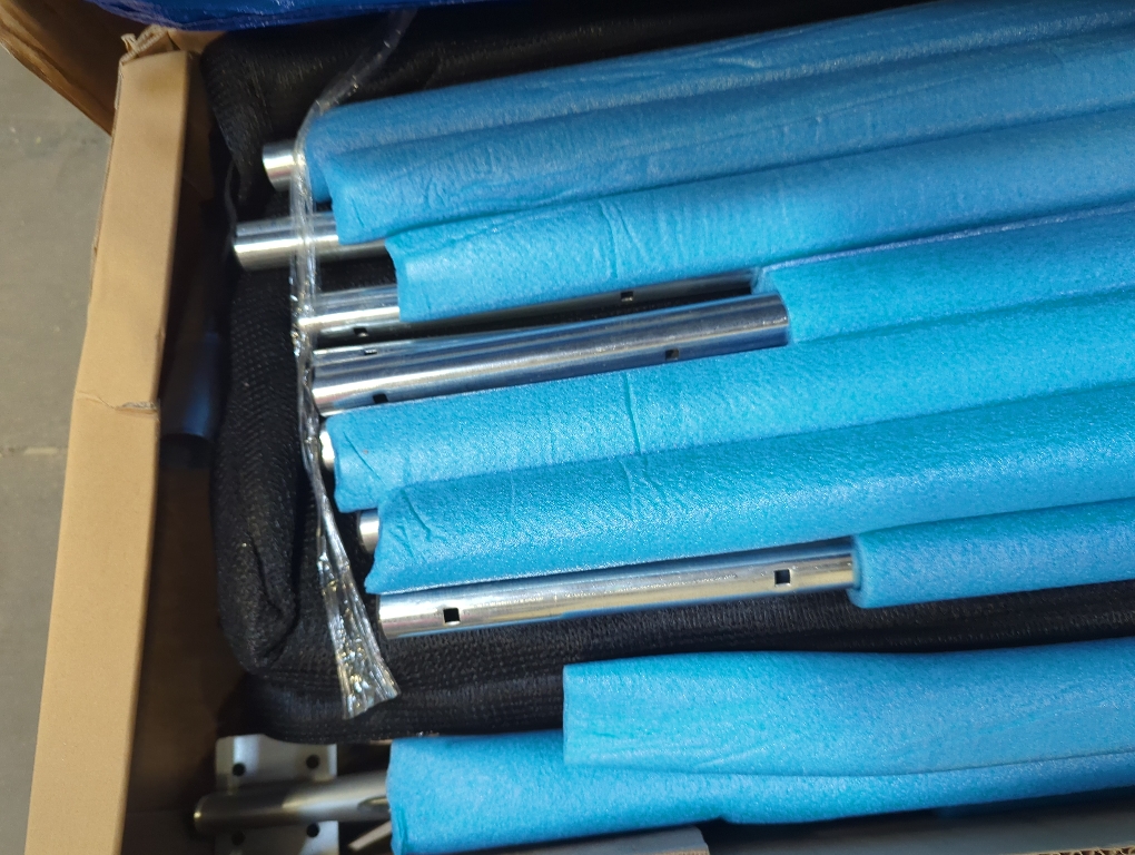 12ft Trampoline for Kids and Adults,Outdoor Trampoline with Enclosure,Basketball Hoop and Ladder,Upright-Poled Backyard Trampoline with Total Loading 1320Lbs,Birthday Gifts,Blue