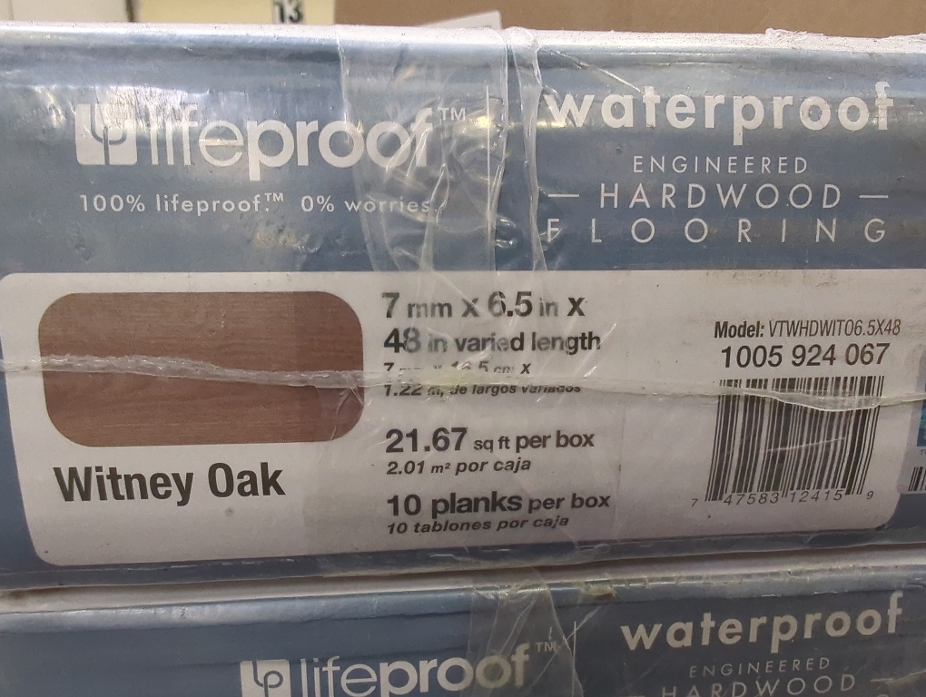 Whitney Oak 0.27 in. T x 6.5 in. W Click Lock Engineered Hardwood Flooring (21.67 sq. ft./Case)