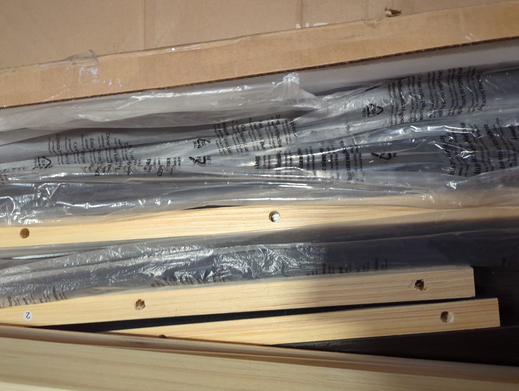 King Sized Bed Frame Black
