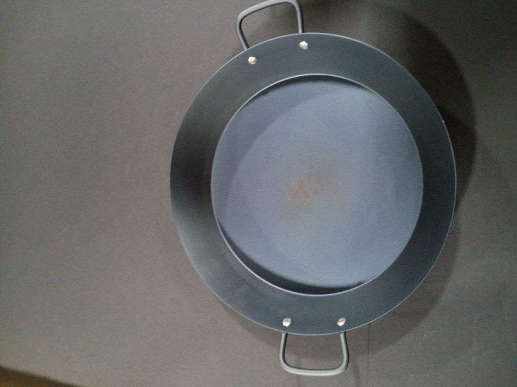 GreenPan 15in Carbon Steel Paella Pan Pre-Seasoned Stovetop Oven Ready Cookware