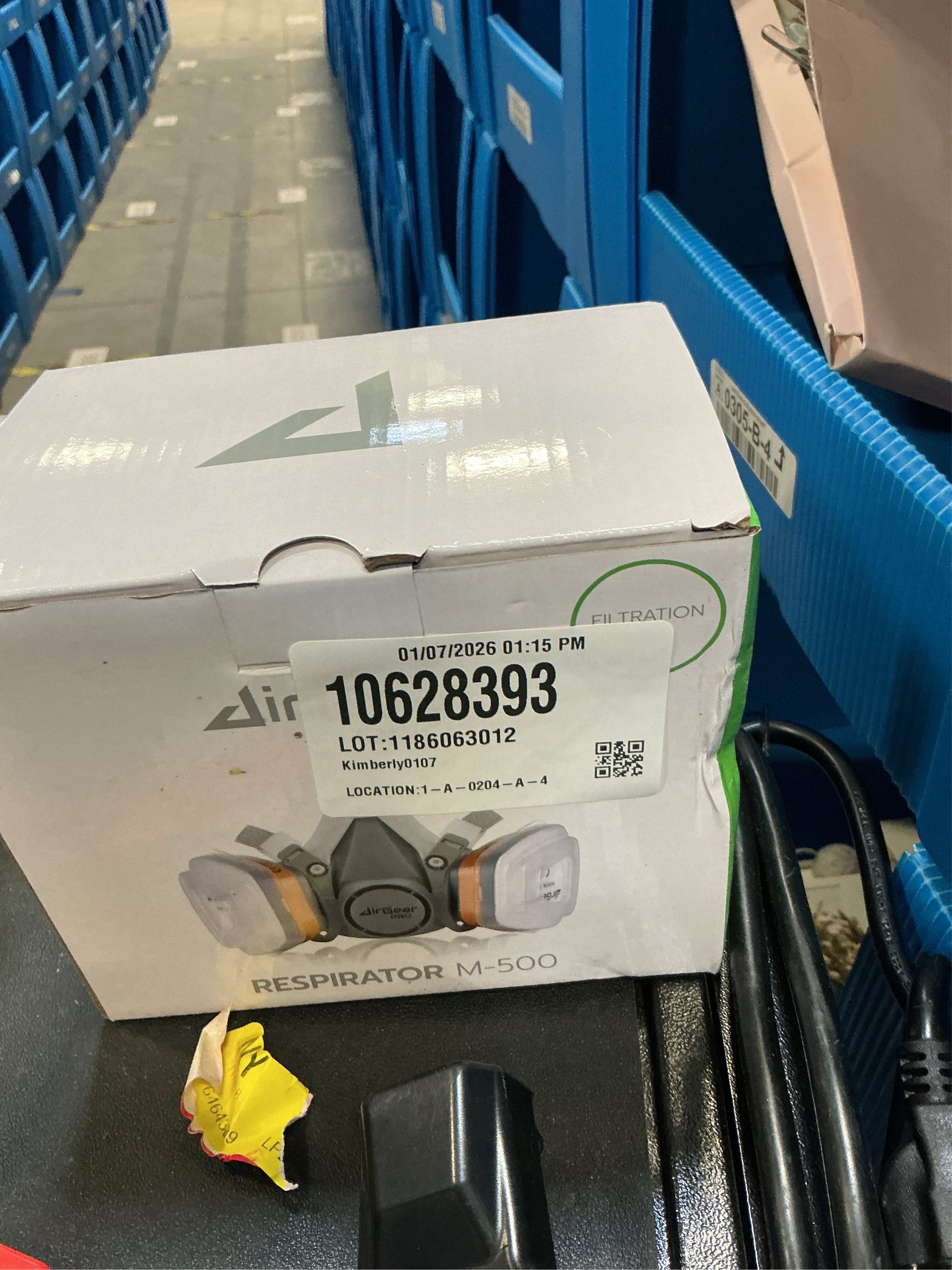 AirGearPro M-500 Reusable Respirator Mask with A1P2 Filters | Anti-Gas, Anti-Dust | Gas Mask Ideal for Painting, Woodworking, Construction, Sanding, Spraying, Chemicals, DIY etc