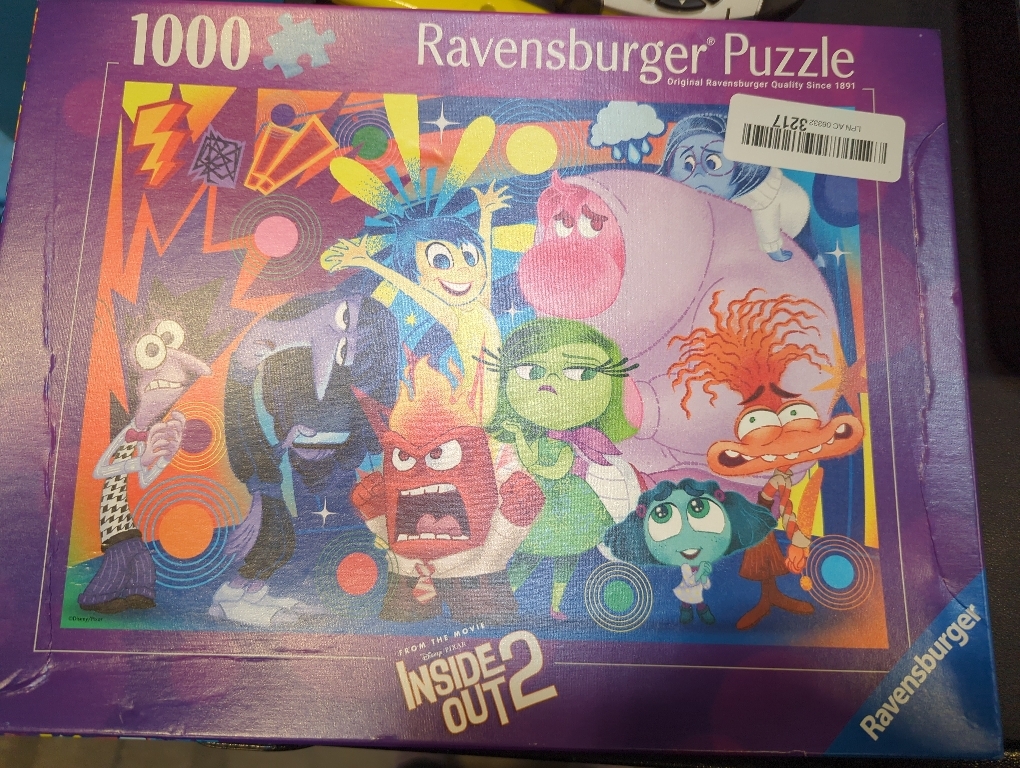 Ravensburger Disney Inside Out 2 - New Emotions at Headquarters | 1000 Piece Jigsaw Puzzle | Explore Vibrant Imagery | Perfect for Disney Fans| Amazon Exclusive