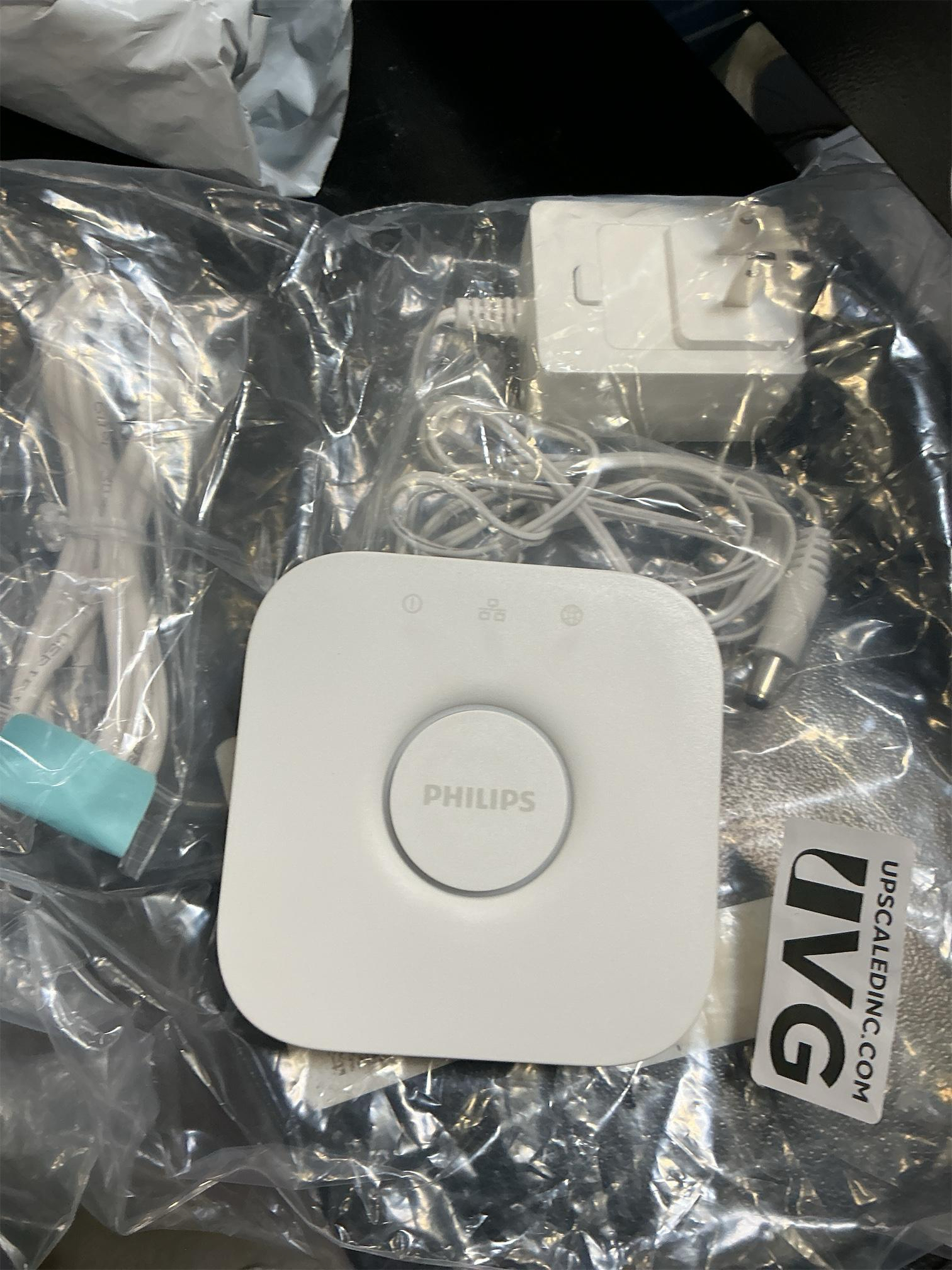 Philips Hue Bridge, Unlock The Full Potential of Hue Bridge System, Multi-Room and Out-of-Home Control, Create Automations and Zones, Smart Lighting Hub, Works with Voice and Matter-Compatible