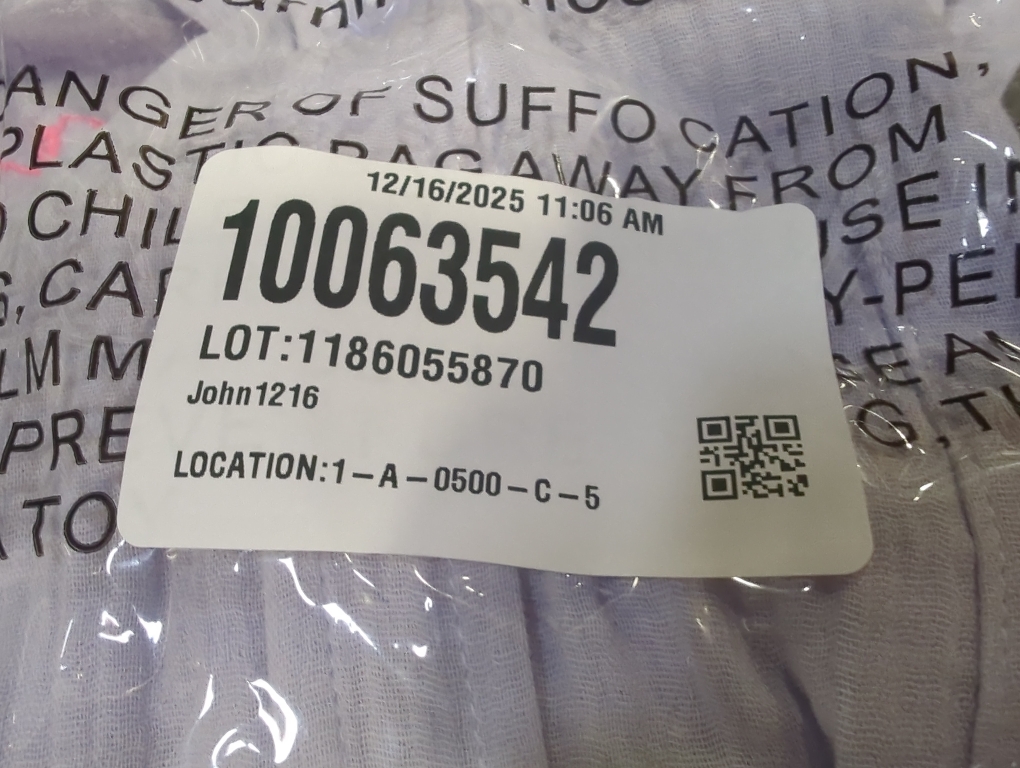 Size Small Color lavender Easel Women's Charli Shirt, flower embroidery