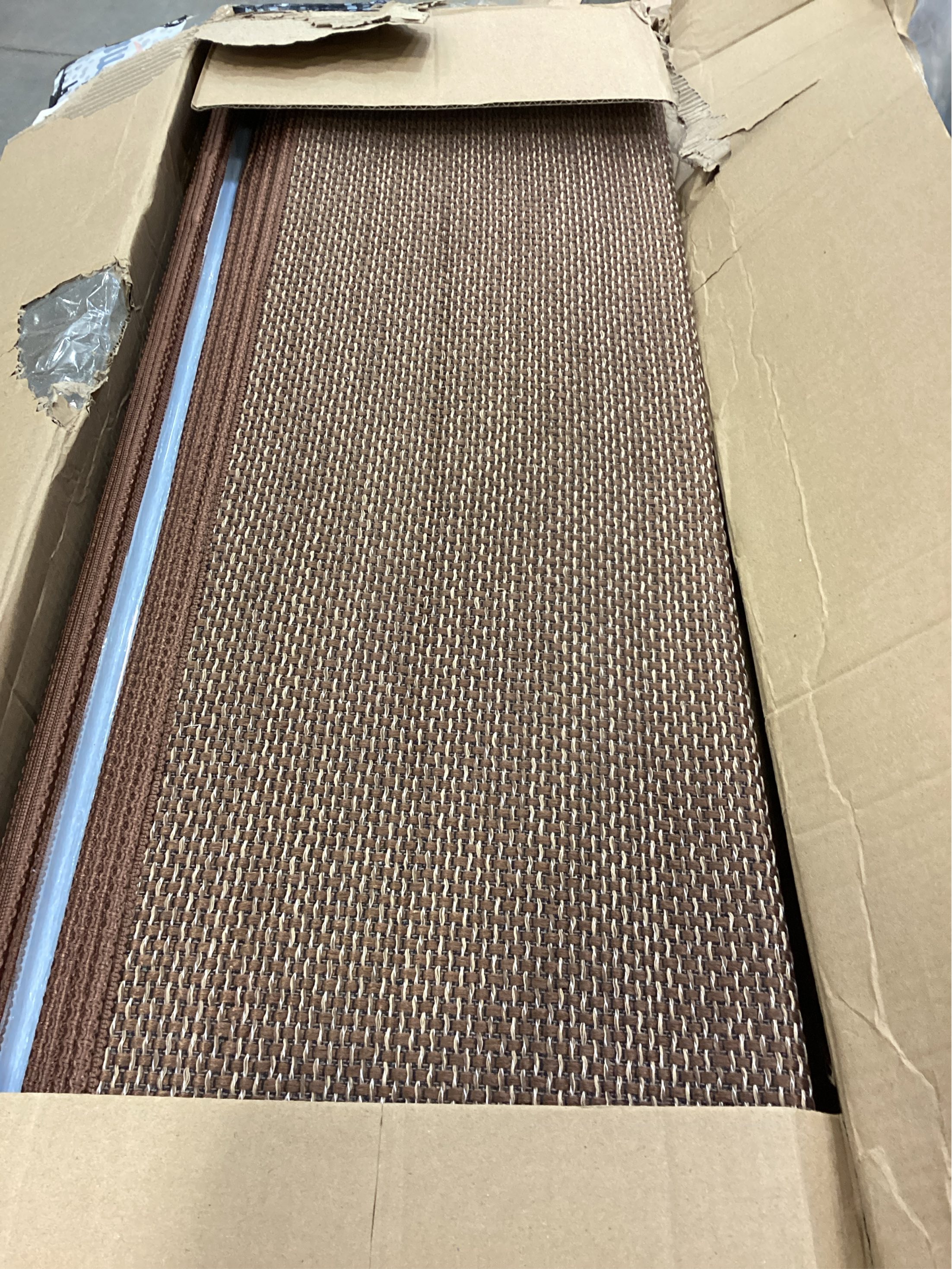 Bullnose Carpet Stair Treads Non Slip for Wooden Steps Indoor, 9.5 x 35 14 Pieces, Extra Wide Bull Nose Carpet Runners for Wood Stairs, Step Covers, Stair Tread Rugs, Washable, Brown