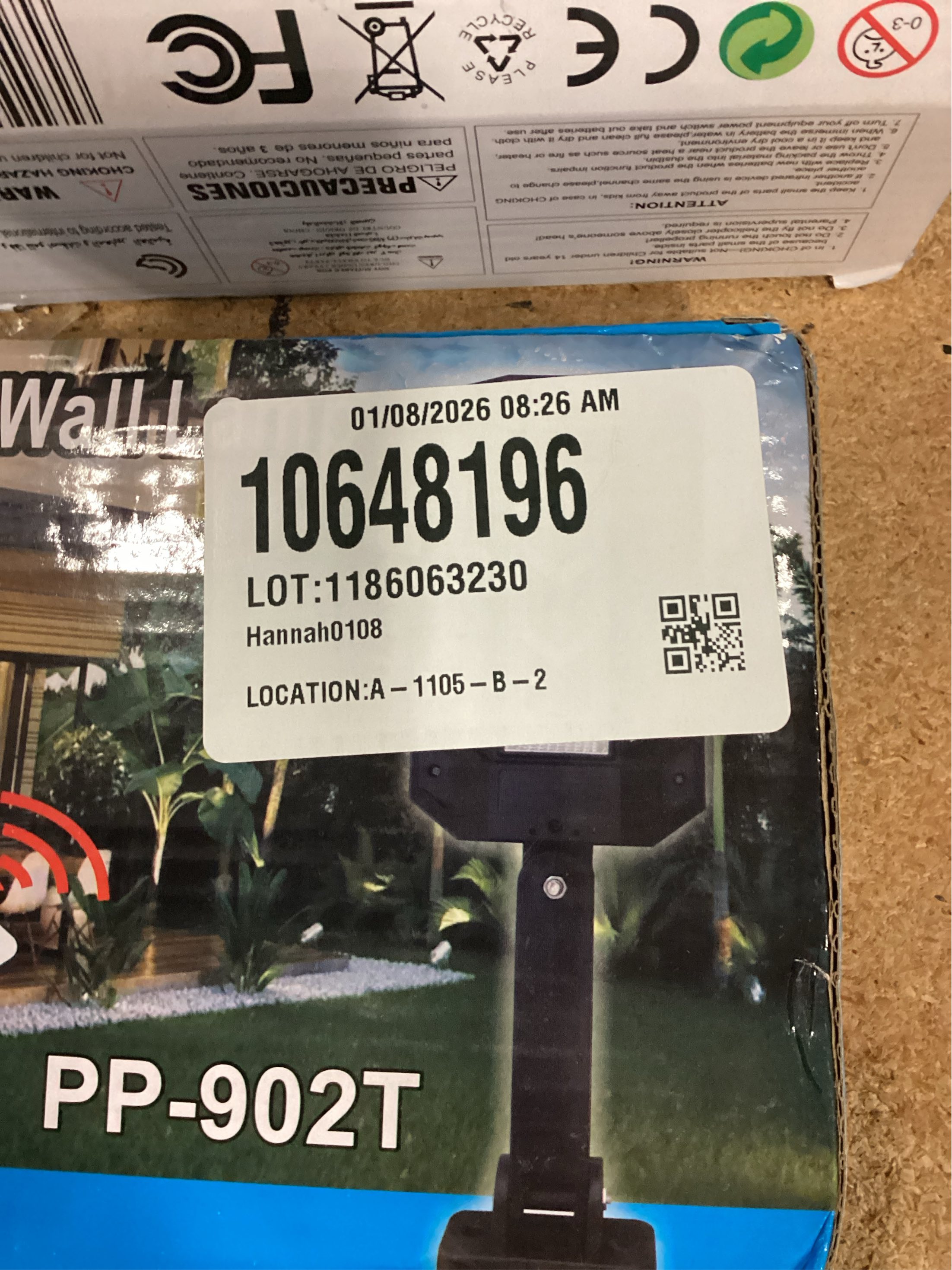 ikaufen LED Solar Wall Light (4PC), IP65 Waterproof Solar Flood Lights Outdoor Motion Sensor with Remote Control, Dusk to Dawn Solar Street Light for Garden Yard Parking Lot