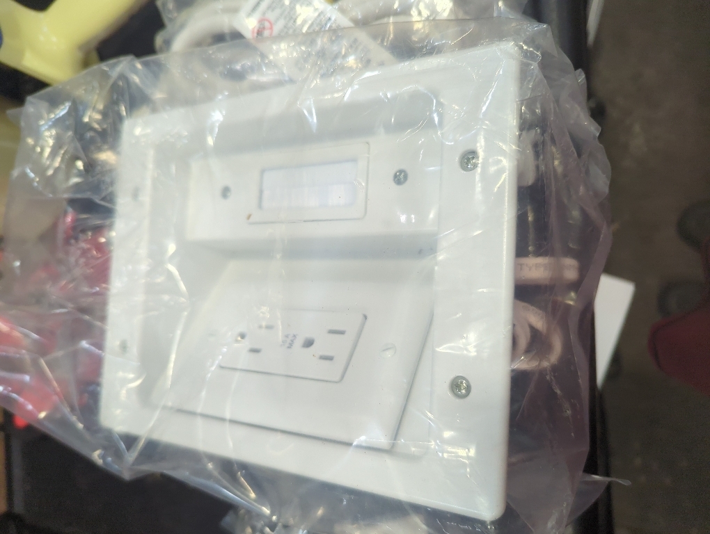 Legrand – OnQ in-Wall Cable Management Kit for Power & Low Voltage Cords – Hides TV or Display Cables Retrofit Behind The Wall – UL Listed TV Cord Hider w/DIY Install & Included Hardware – HT2102WHV1