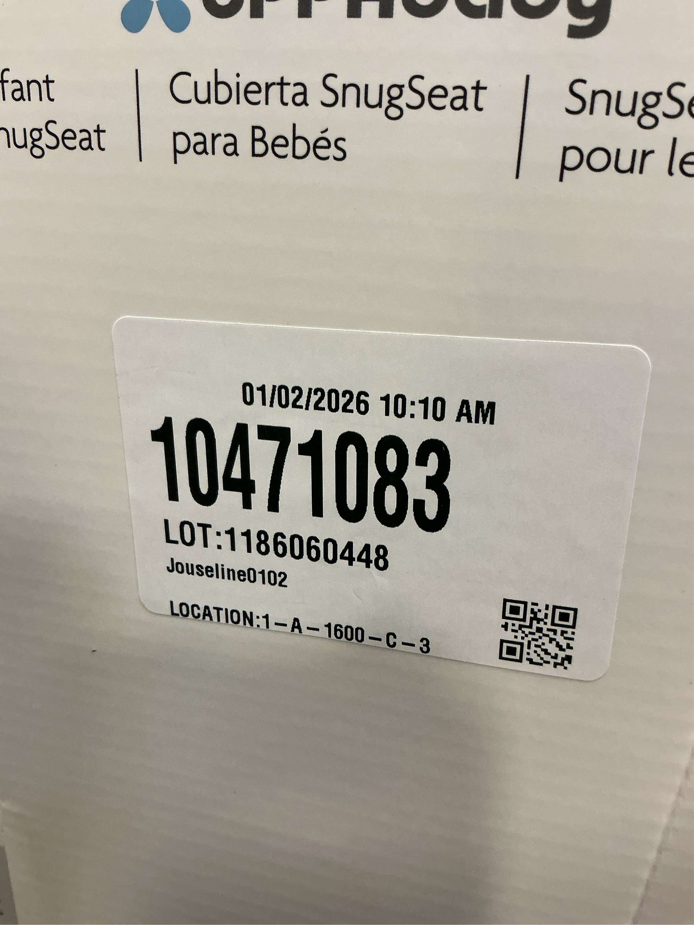 UPPAbaby® SnugSeat Infant Stroller Insert in Grey