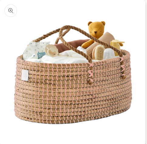 BEBE BASK LILY Diaper Caddy - Blush
