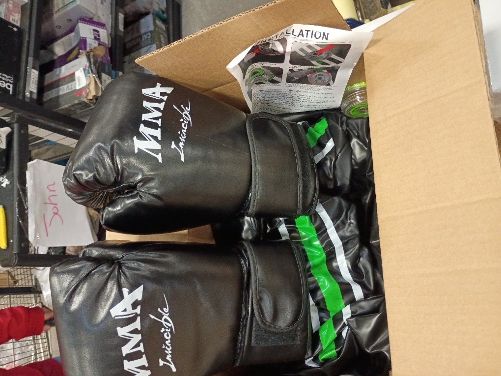 Toy Boxing gloves and bag