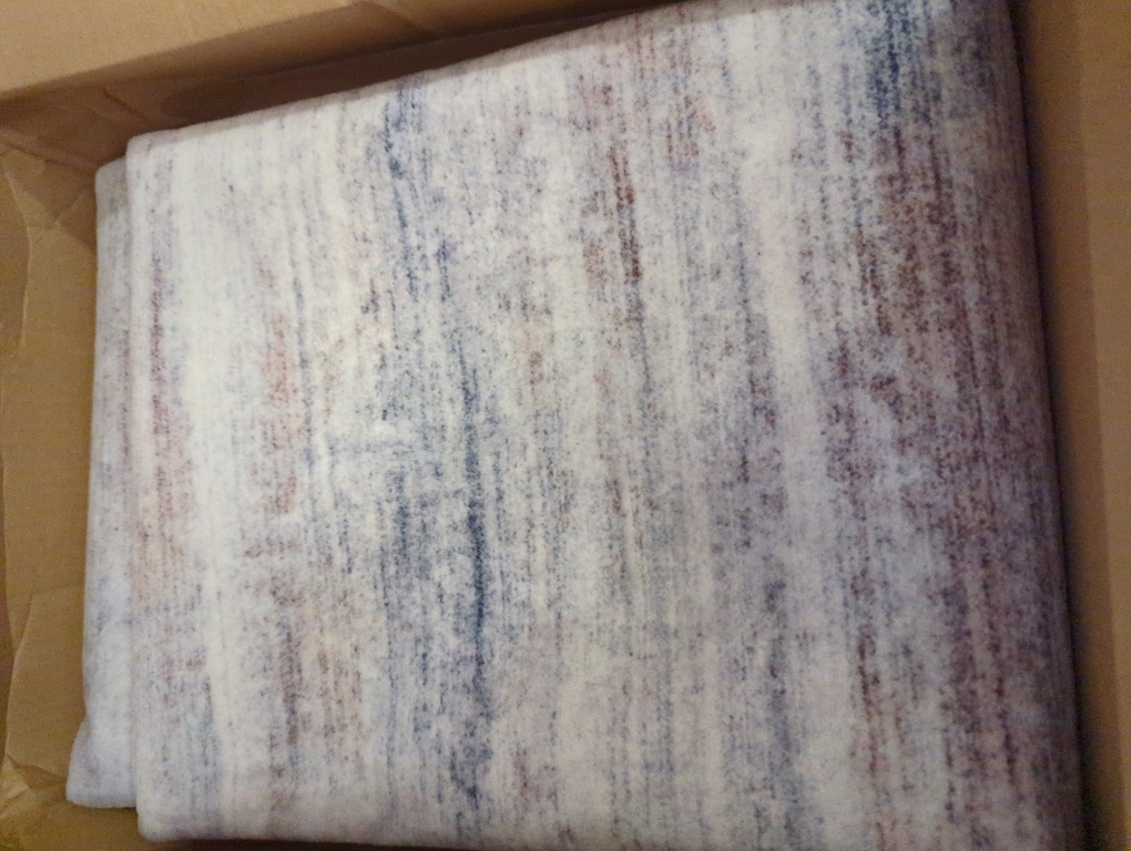 6x9 Area Rug Living Room Rugs - Washable Rug Large Modern Abstract Soft Thin Carpets Indoor Floor No Slip Vintage Carpet for Bedroom Under Dining Table Nursery Home Office Decor Blue