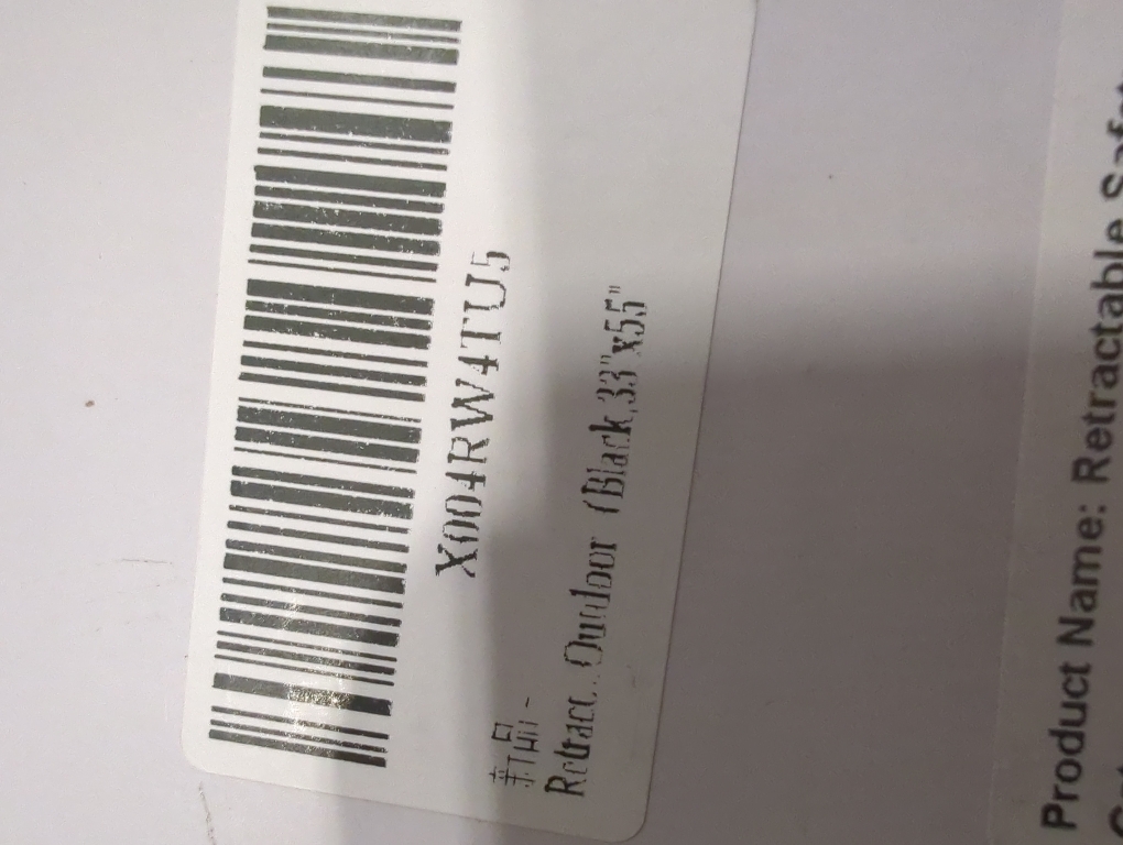 Retractable Baby Gate for Doorways and Stairs, Mesh Safety Gate for Pet, Indoor & Outdoor Use, One-Hand Operation, Easy Installation, 33.6 Tall, Expands to 55 Wide（Black,33.6x55