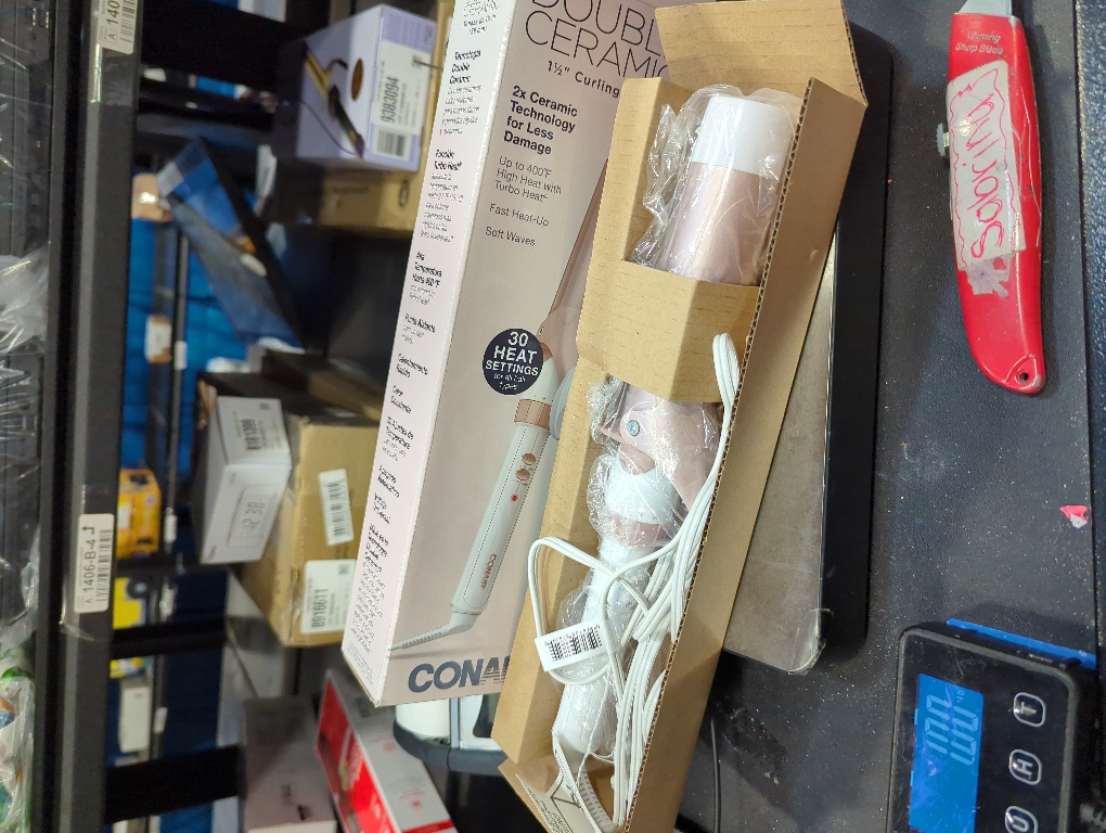 Conair Double Ceramic Rosegold Curling Iron