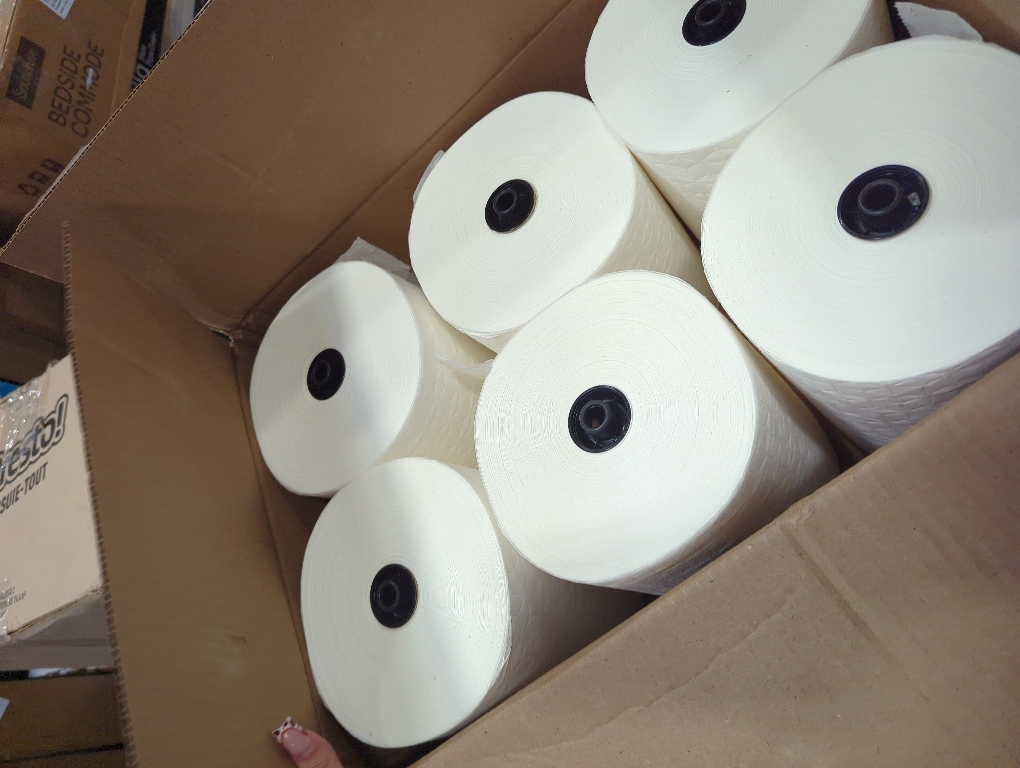 Georgia-Pacific enMotion 8 Premium Paper Towel Rolls By GP PRO, White, 425 Feet Per Roll, 6 Bulk Paper Towel Rolls Per Case, 89410