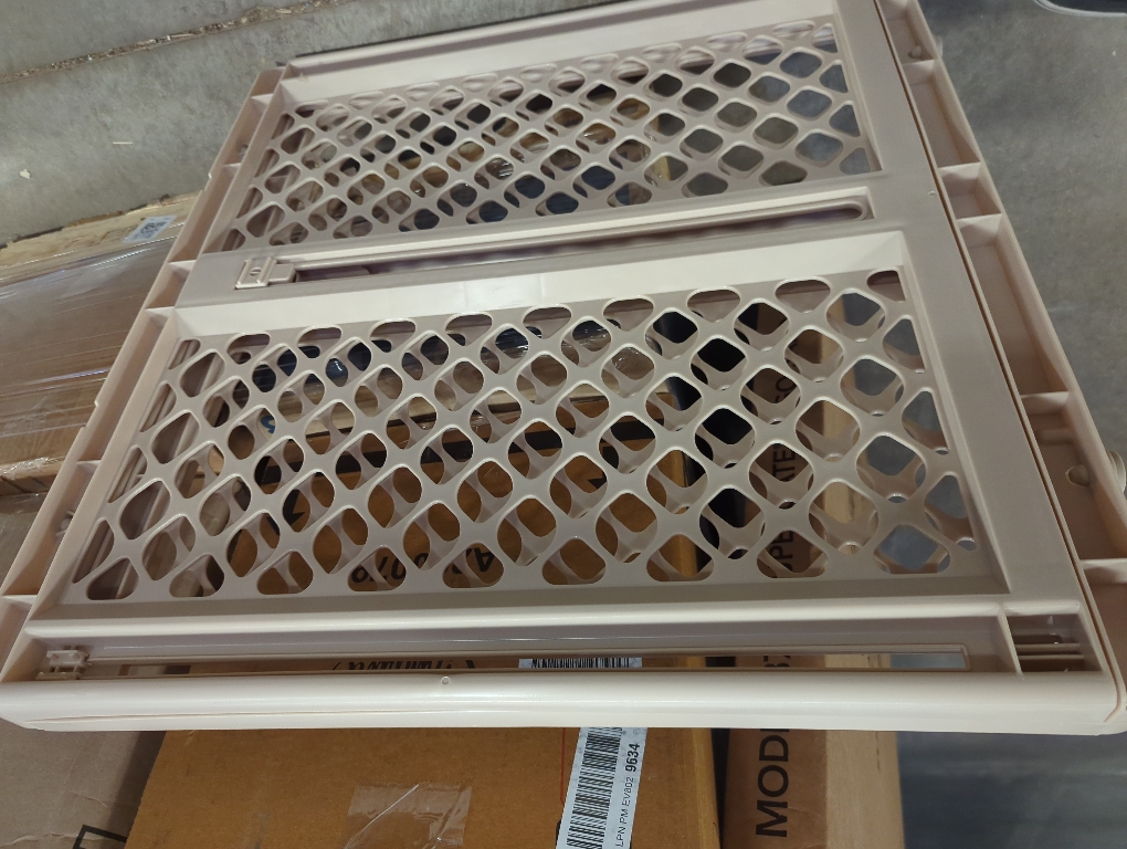 Toddleroo by North States - Supergate Ergo Baby Gate: Plastic Baby Gate for Stairs & Doorways - Adjustable Indoor Safety Gate - Made in USA - 26 to 42 Inches Wide - 26 Inches Tall - Sand