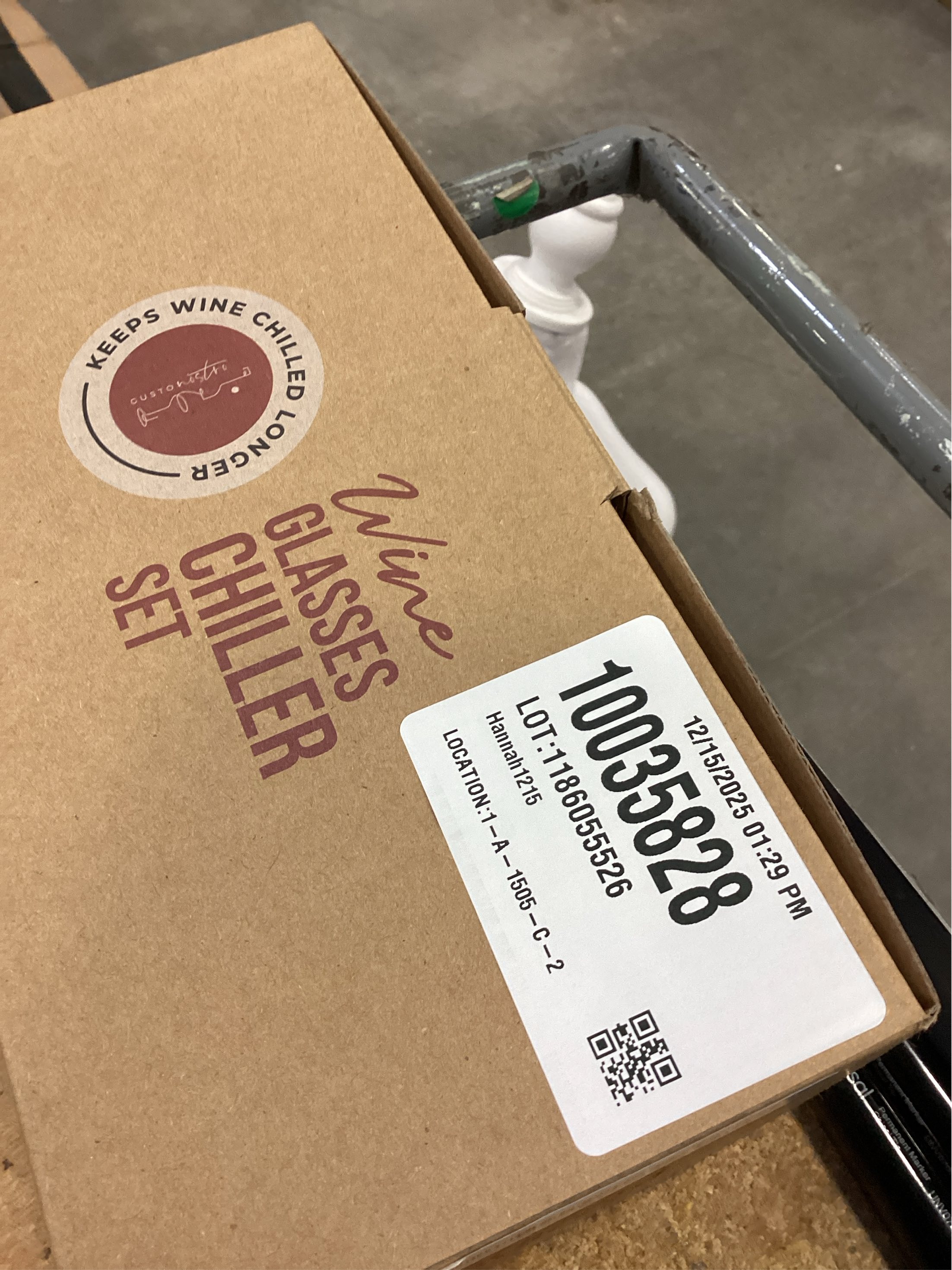 Gusto Nostro Marble Wine Chiller Bucket - 750ml Wine Bottle Cooler and Champagne Chiller for Party, Kitchen, Bar Cart Decor to Chill & Keep Bottles Cold with Unique Wine Lovers Gift Box (Black Zebra)