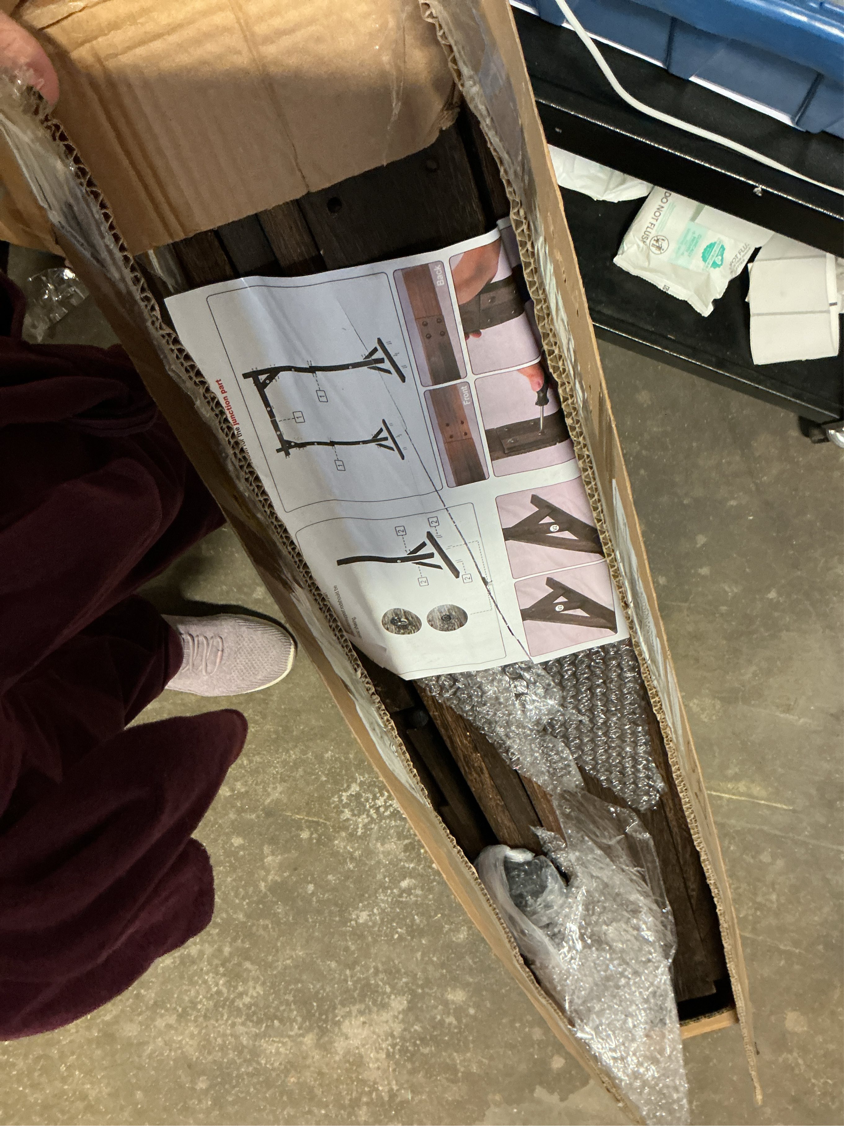 Wooden Wedding Arch – 7.48FT Square Wood Backdrop Stand for Ceremony & Events, Sturdy Wooden Arbor for Wedding Decorations, Indoor & Outdoor Garden Arch Frame