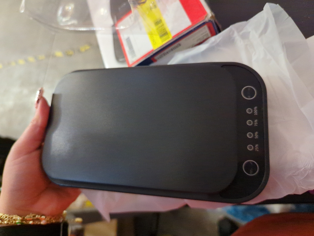 Bracketron Power Up Clean Up Wireless Phone Charger and Sanitizer