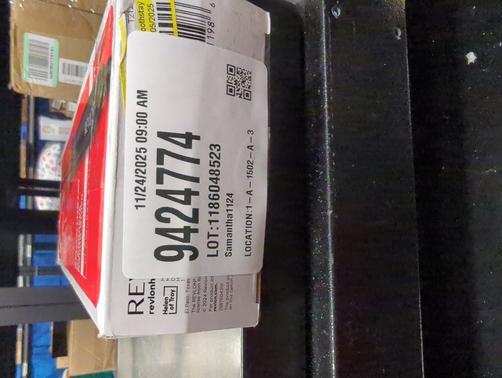 REVLON New and Improved SmoothStay Coconut Oil-Infused Heated Hair Styling Brush | 1” Barrel for Voluminous, Shiny Results (Black/Red)