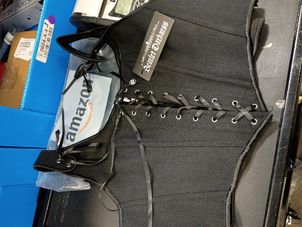 SCARLET DARKNESS Women's Renaissance Corset Tops Vintage Lace Up Overbust Bustier Bodice size 12